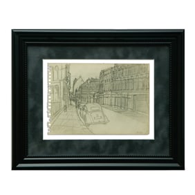 L.S. Lowry, "Urban Vignettes" – Double-Sided Sketchbook Page