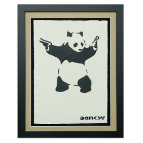 Banksy, "Panda with Guns"