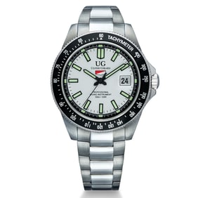 Ulysee Girard - Marlin Collection - Silver Dial & Black Bezel