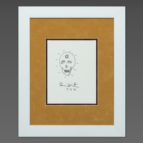 Damien Hirst, Skull Drawing on Heavy Grade Paper