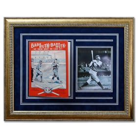 Exquisite Babe Ruth Signed Musical Songbook
