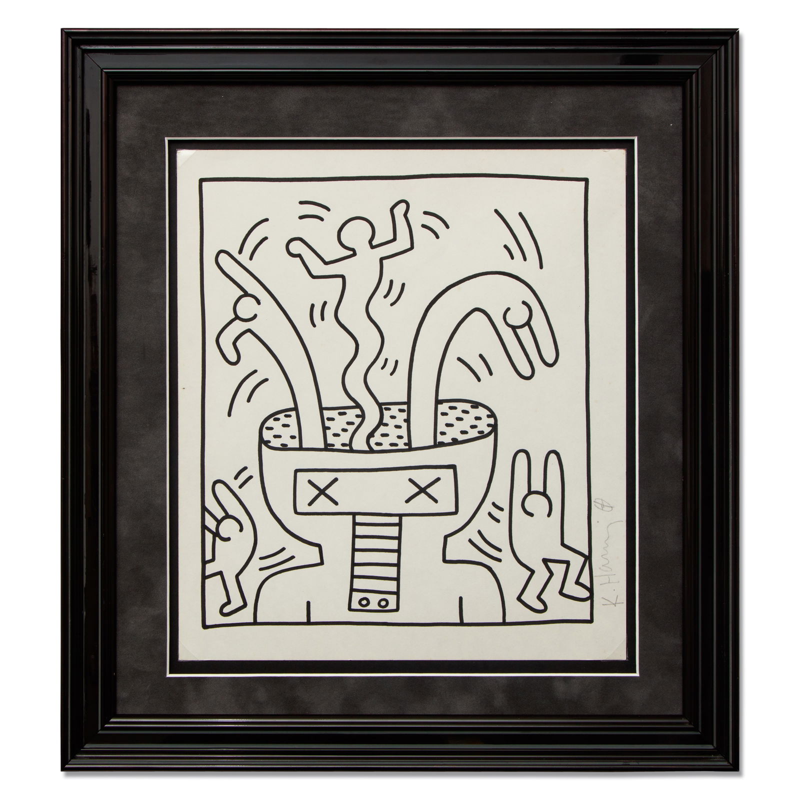 Iconic Keith Haring Print – “Dancing Figures and Machine (1 of 8)