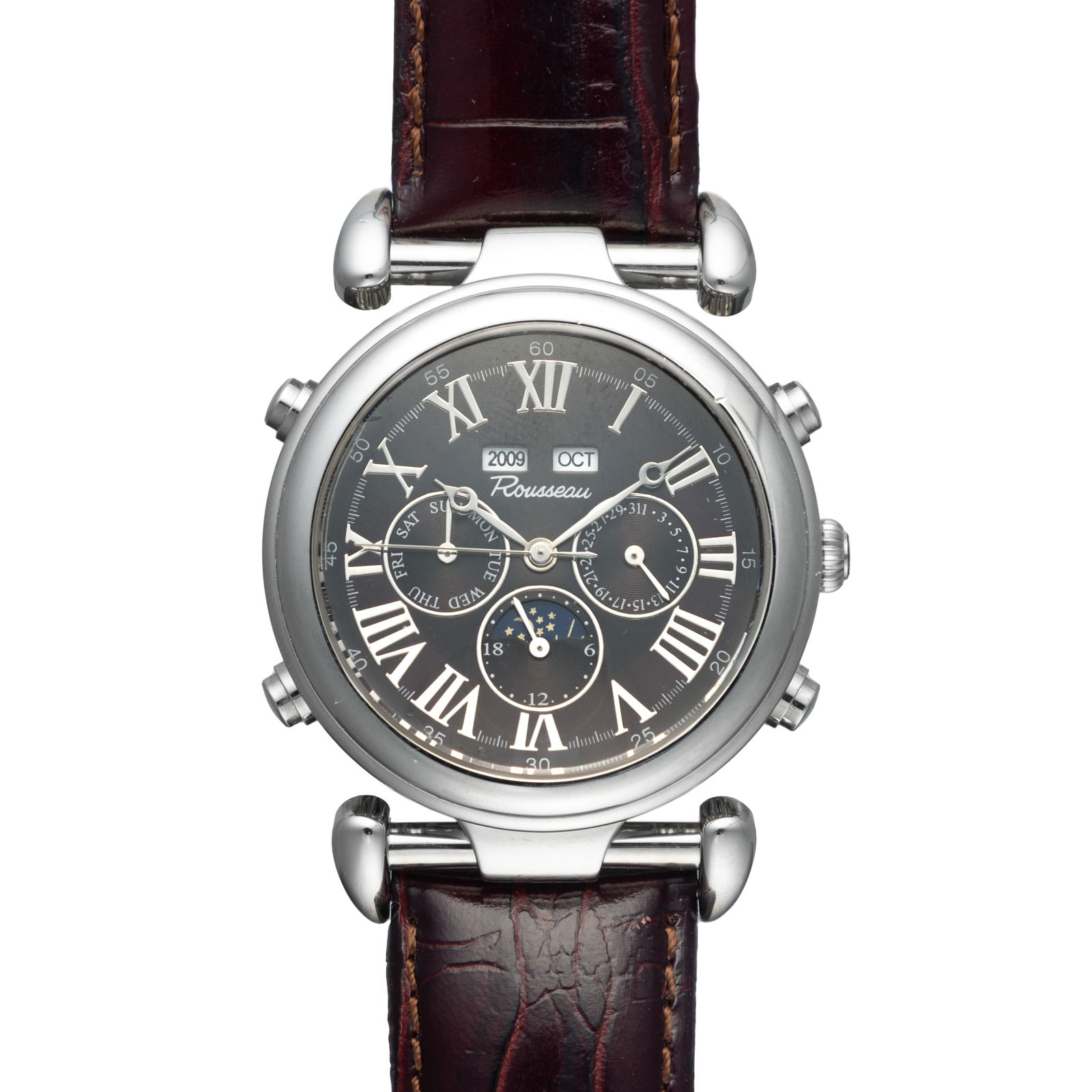 Rousseau Men’s 39mm Multi-Complication Automatic Watch (1 of 3)