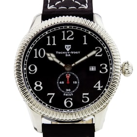 Tschuy-Vogt A24 Swiss 45mm Case Cavalier Mens Watch
