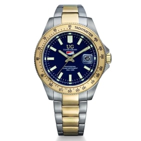 Ulysee Girard - Marlin Collection - Blue Dial & Goldtone Bezel