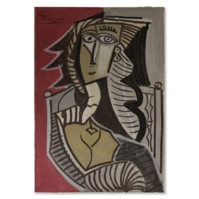 Pablo Picasso, Portrait of a Woman, Painting on Canvas