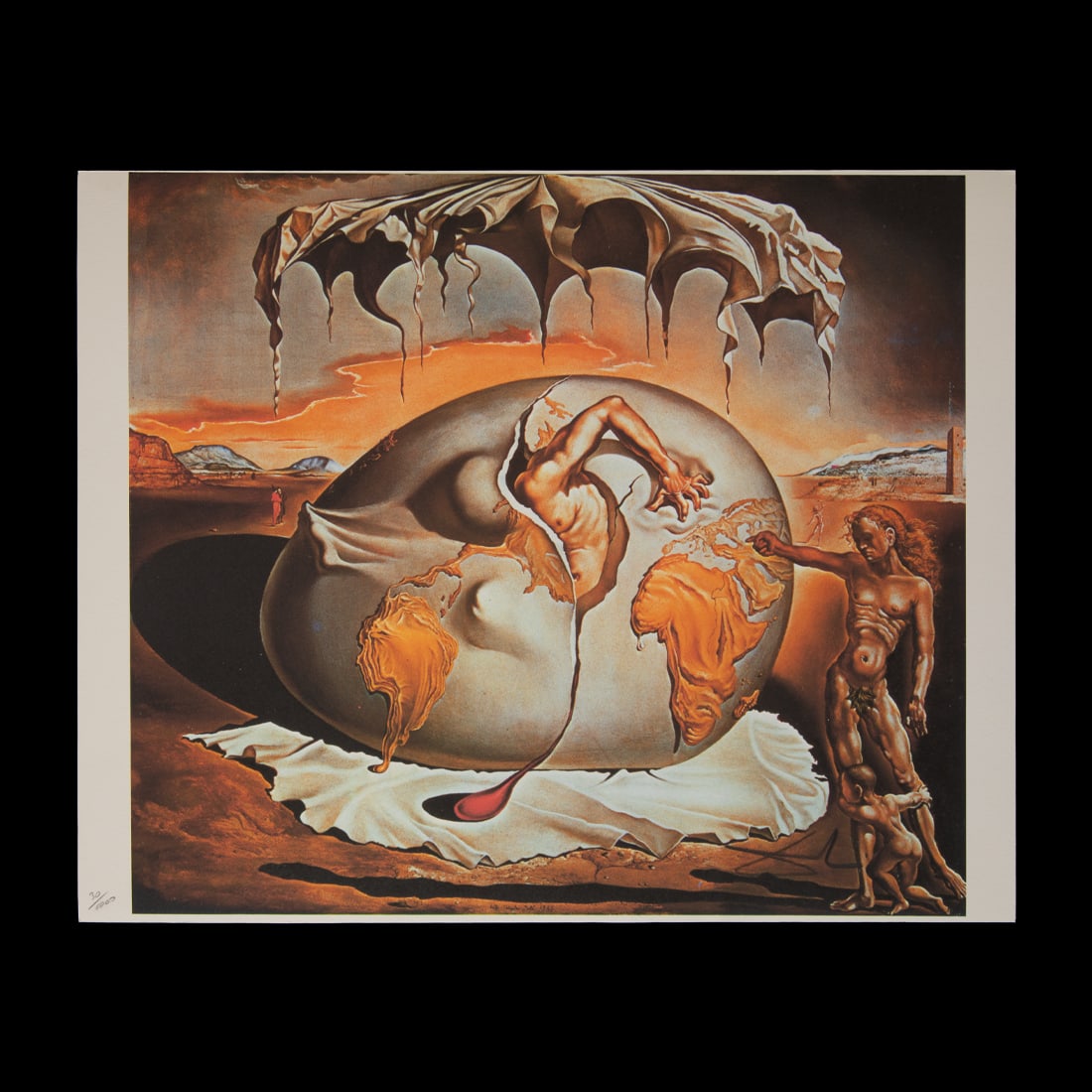 Salvador Dalí, Geopoliticus Child Watching Birth of New Man (c. 1943) – Lithograph (30/1000) (1 of 9)
