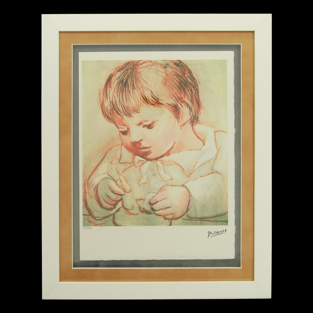 Enfant Dejeunant – Pablo Picasso: Title: Enfant Dejeunant – Pablo Picasso Artist: Pablo Picasso (Spanish, 1881–1973) Portfolio: Marina Picasso Estate Poster Collection Date of Original: 1922 Year Printed: 1979–1982 Medium: Lith