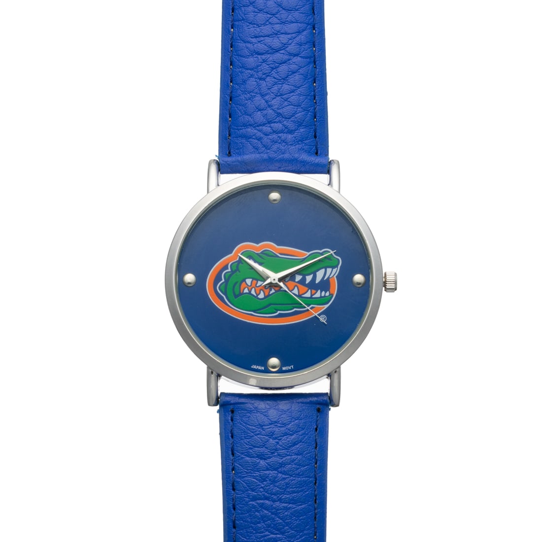 Florida Gators Collegiate Watch: Show your team pride with this Florida Gators collegiate watch, designed for fans who appreciate both style and school spirit. Featuring a clean, easy-to-read dial and reliable Japanese movement, this