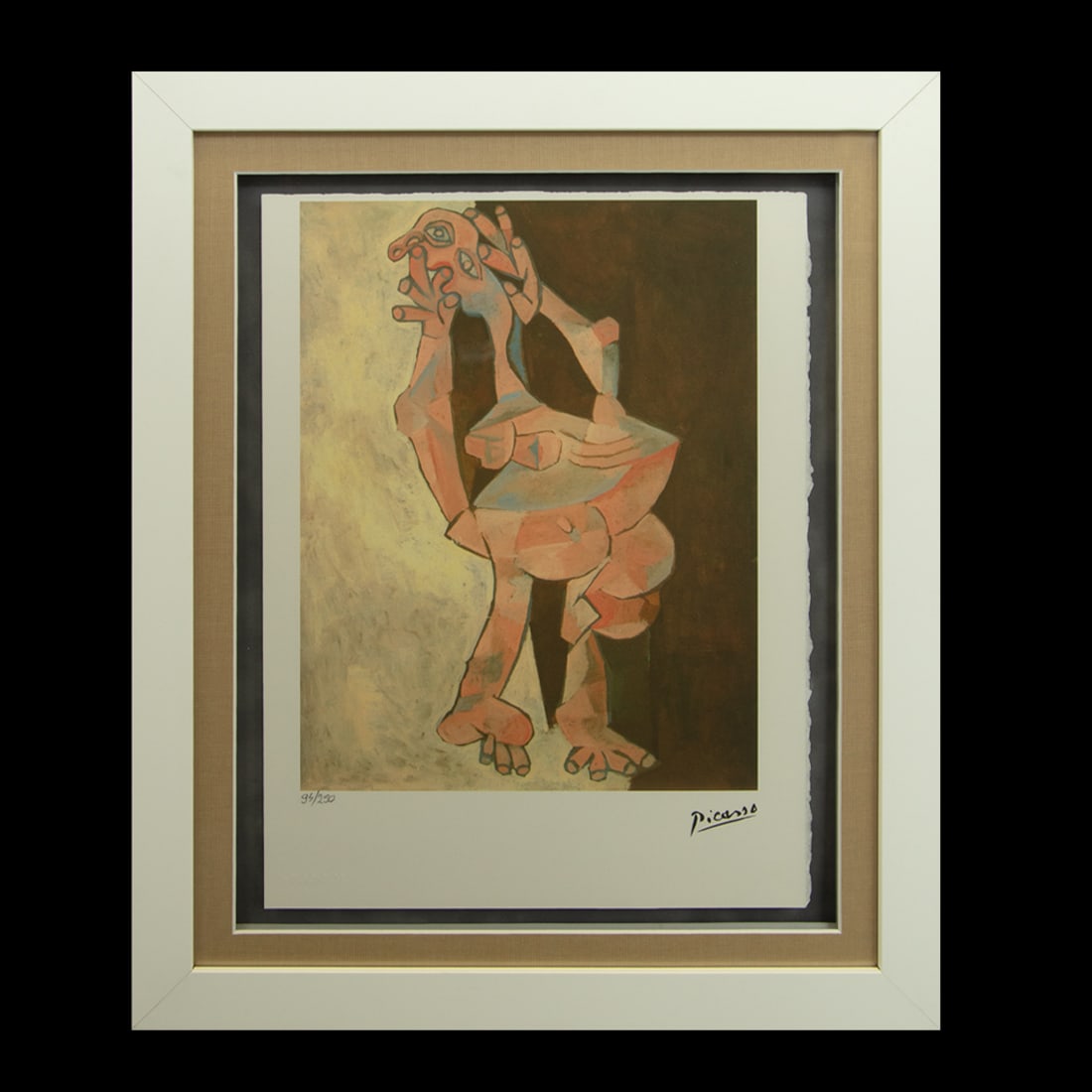 Pablo Ruiz Picasso – Woman in Picassoesque Style (Print, Edition #94/250) (1 of 13)
