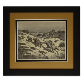 Engraving Print – Don Quixote Series by Gustave Doré