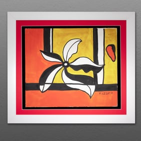 Fernand Léger – Painting on Canvas, Adhered to Board