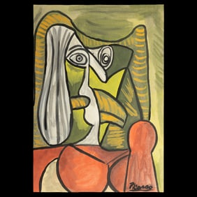 Pablo Picasso, Painting on Paper (attrib./after)