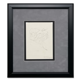 Tamara de Lempicka, Embossed Pressing (Autoportrait / Tamara in Green Bugatti) – Edition 17/100