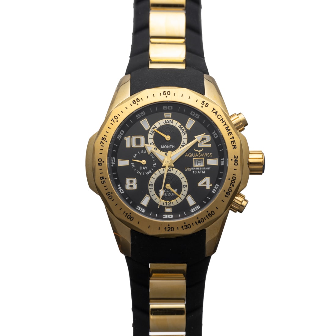 Aquaswiss Men’s Multifunction Chronograph Watch – 46mm Case (1 of 2)