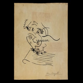 Marc Chagall – Watercolor on Paper
