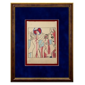 Roy Lichtenstein – Watercolor on Paper