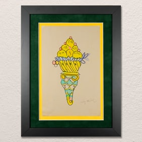 Andy Warhol – Ice Cream Dessert Watercolor (After the Artist)
