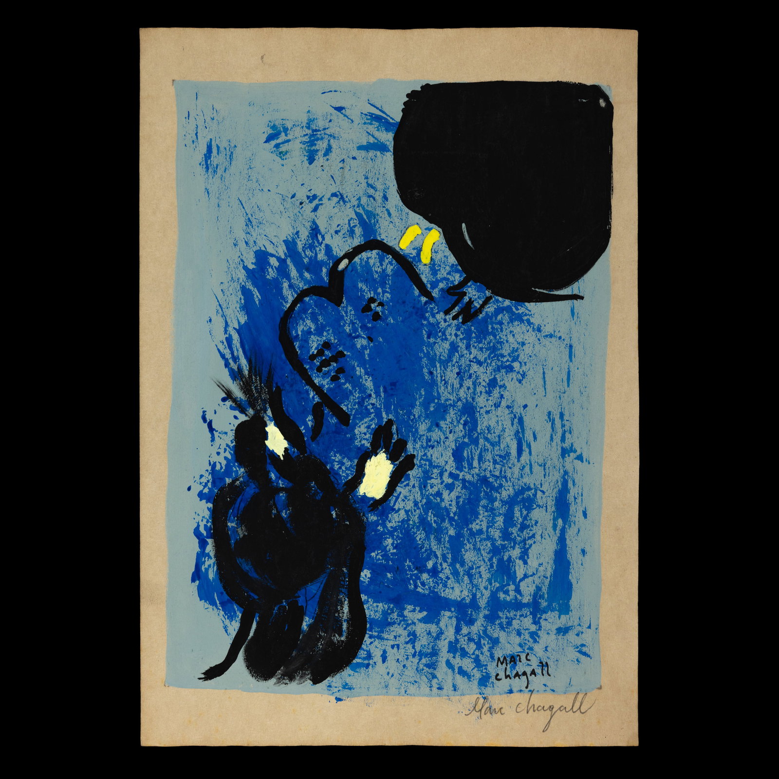 Marc Chagall – Watercolor on Paper (1 of 15)