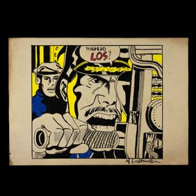 Roy Lichtenstein – Watercolor on Paper