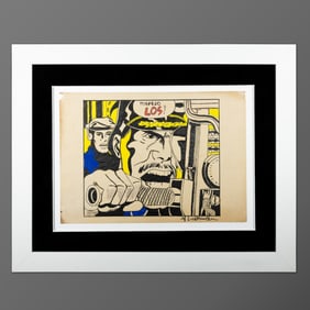 Roy Lichtenstein – Watercolor on Paper