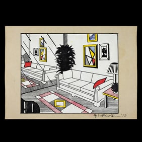 Roy Lichtenstein – Watercolor on Paper