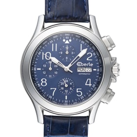 Eberle Men’s Automatic Multi-Function Watch – Deep Blue Precision