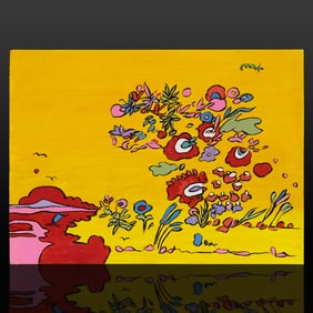 Peter Max Painting on Paper