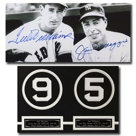 Joe DiMaggio & Ted Williams Hall Fame Legends