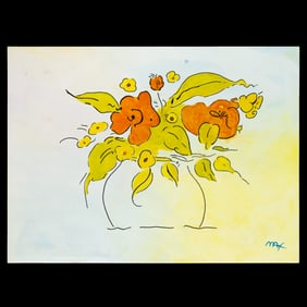 Peter Max Painting on Paper