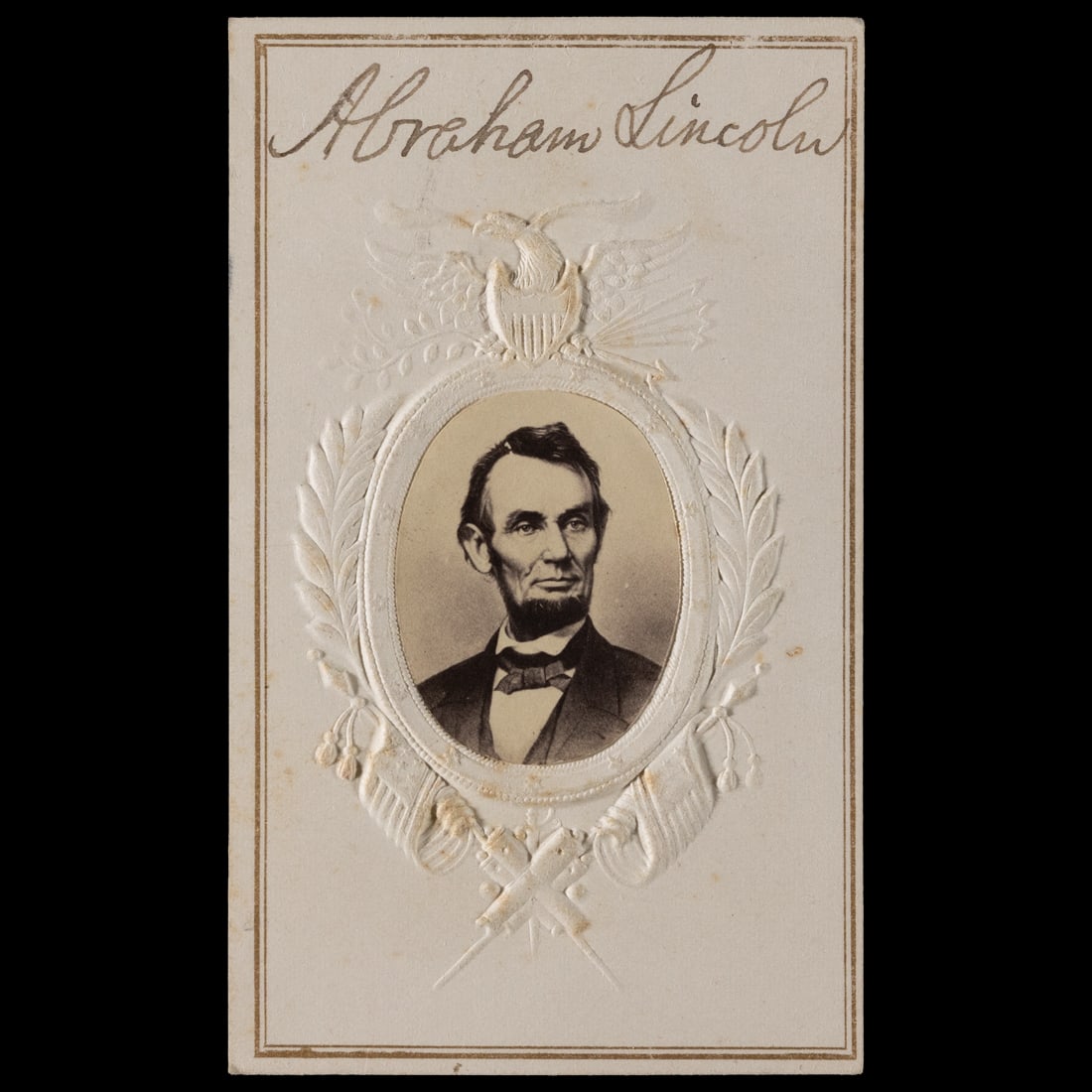 Abraham Lincoln Signed CDV