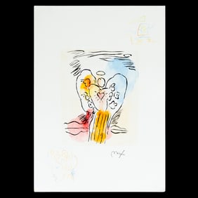 Peter Max Mixed Media on Paper