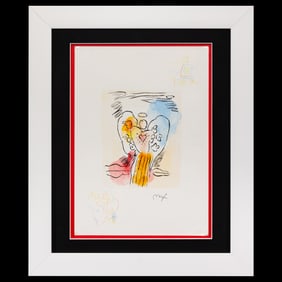 Peter Max Mixed Media on Paper