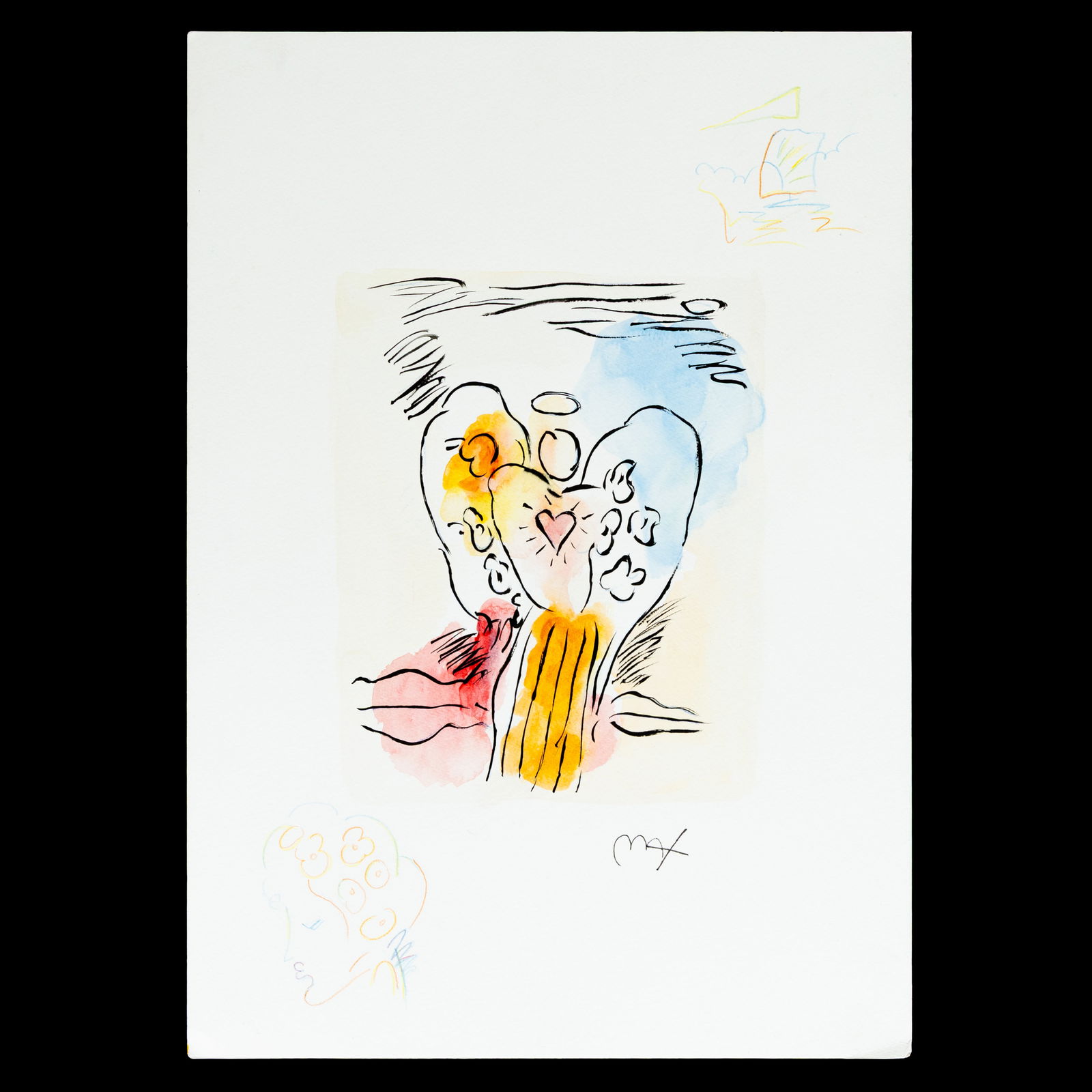 Peter Max Mixed Media on Paper (1 of 8)