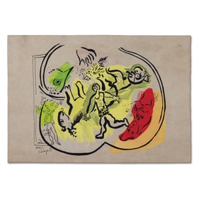 Marc Chagall – Watercolor on Paper