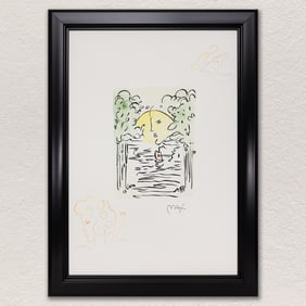 Peter Max Mixed Media on Paper