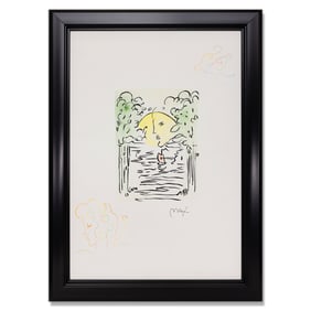 Peter Max Mixed Media on Paper