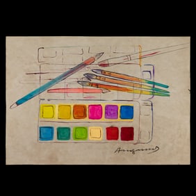 Andy Warhol – Watercolor on Paper