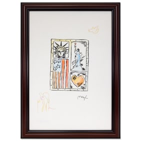 Peter Max Mixed Media on Paper