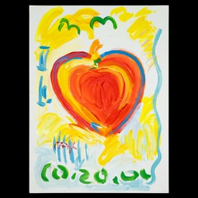 Peter Max Painting on Paper