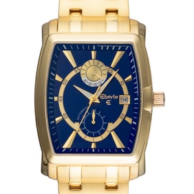 Eberle Men’s Goldtone Automatic Watch