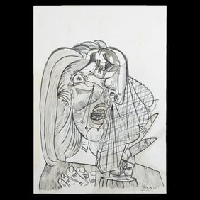 Picasso Mixed Media on Paper