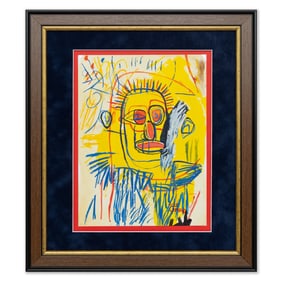 Jean-Michel Basquiat Painting on Paper