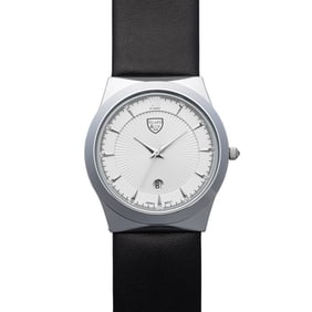 Picard & Cie Men’s Classic Date Watch – 41mm Leather Strap