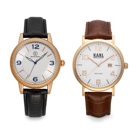 Set of 2 Classic Dress Watches – Maurice Eberle & Karl Breitner