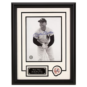 "The Commerce Comet Radiance" Mickey Mantle Signed Photo