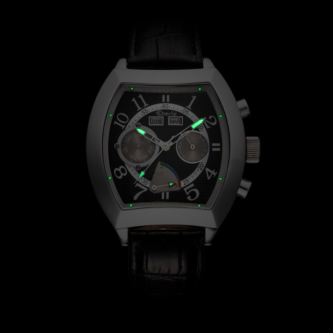 Eberle Tonneau Case Automatic Watch - 2