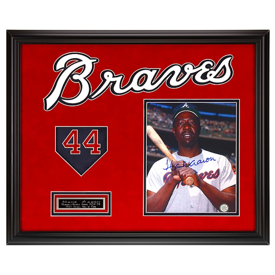 Hank Aaron Atlanta Braves Signed Photo (1 of 1)