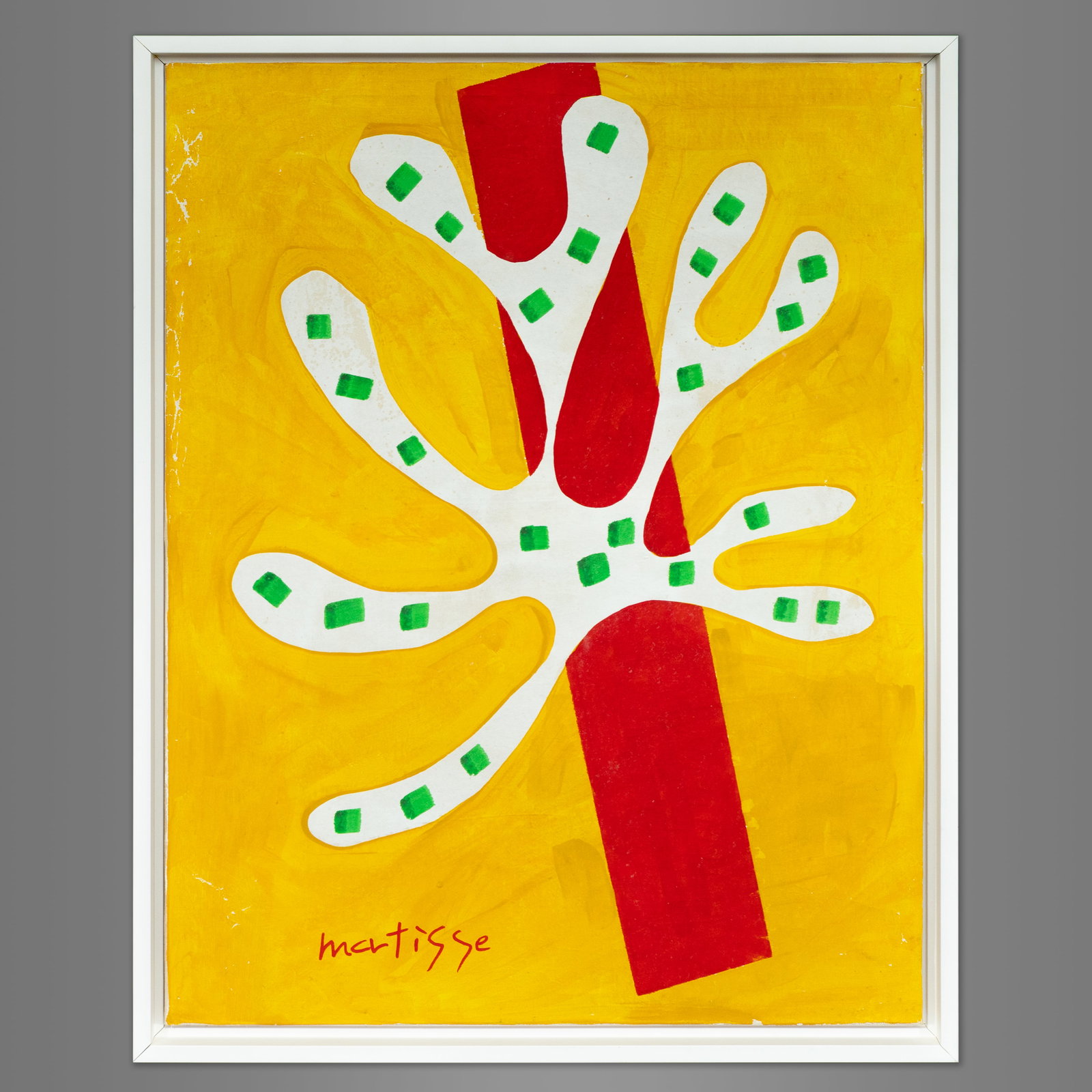 Henri Matisse — Radiant Yellow–Orange & Green Squares, Painting on Canvas (1 of 5)