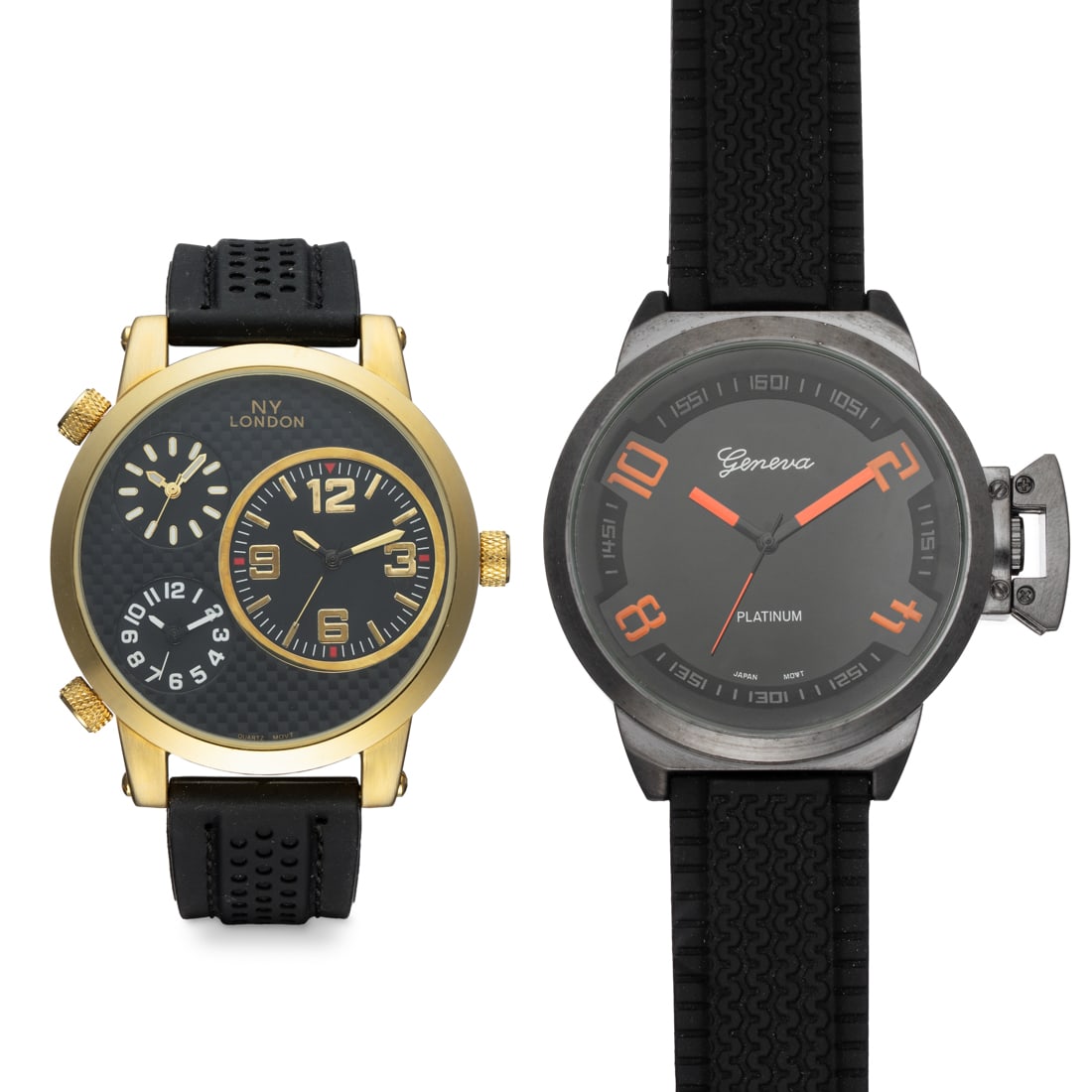 Set of 2 Watches – Geneva Platinum & NY London (1 of 1)